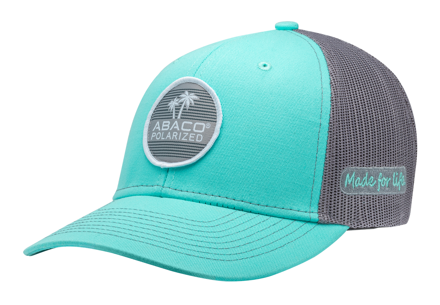 Abaco Polarized Palms Circle Trucker Hat