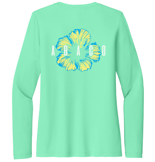 Abaco Hibiscus Vibes UV Performance Shirt