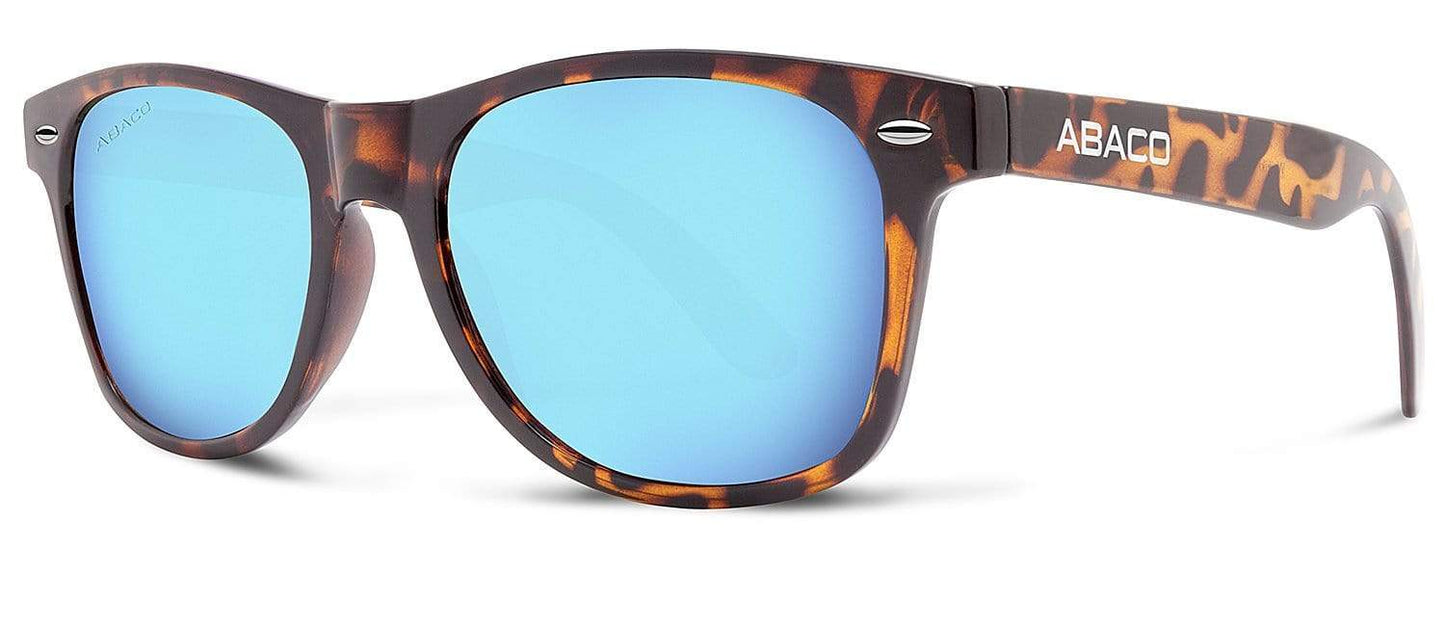 Abaco Waikiki Tortoise Sunglasses Polarized Caribbean Blue Lens Side