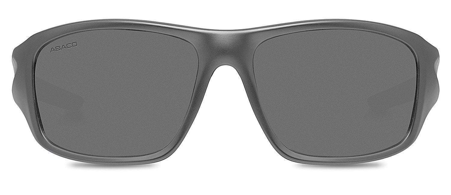 Abaco Radman Matte Black Sunglass Polarized Grey Lens Front