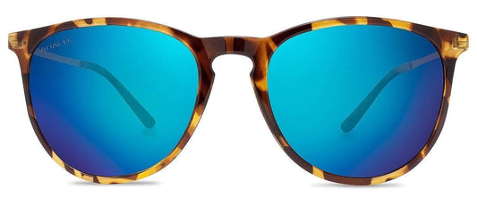 Abaco Piper Tortoise Sunglasses Polarized Ocean Mirror Lens Side