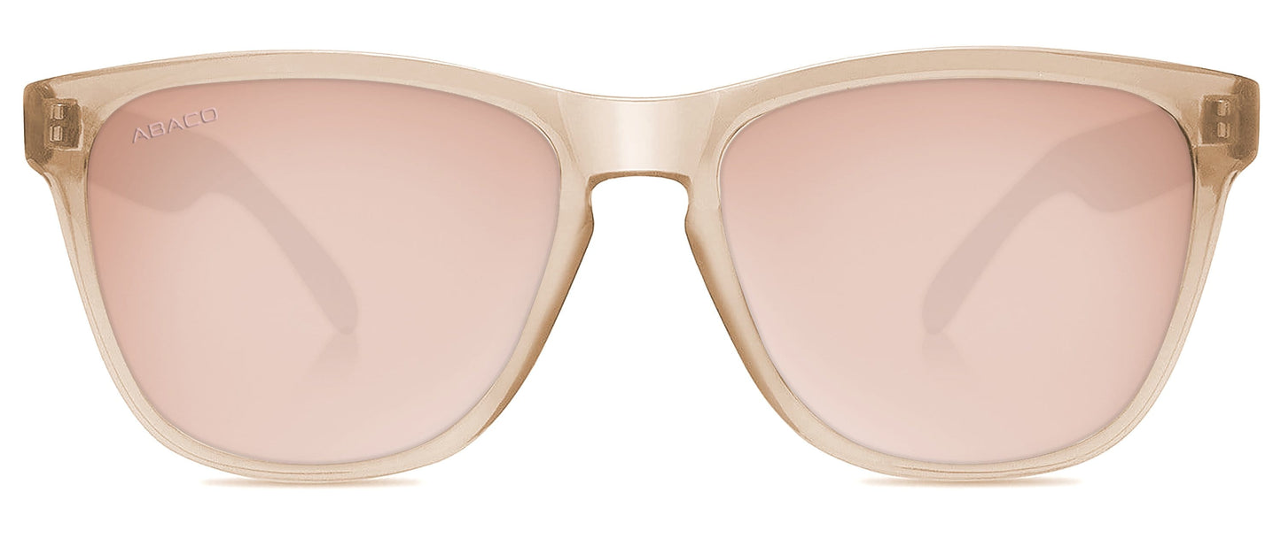 Abaco Kai Translucent Sand Sunglass Polarized Champagne Lens Front