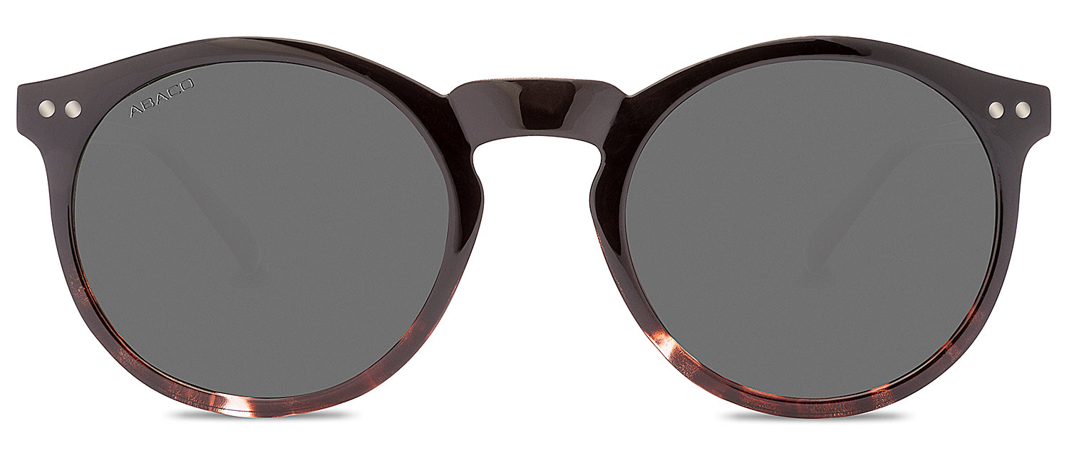 Abaco Vero Black Tortoise Fade Sunglasses Polarized G15 Lens Front