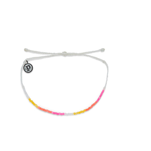 Pura Vida Neon Ombre Seed Bead Bracelet Warm