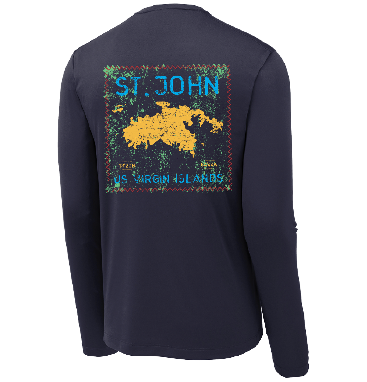 View of St John UV Performance Shirt