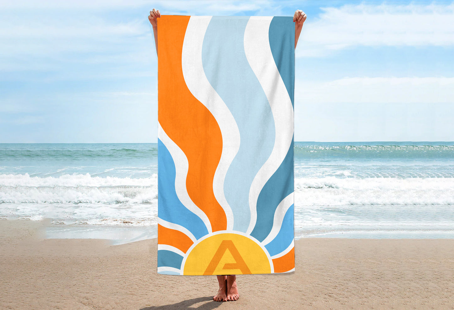 View of Abaco Sunshine Ultra Soft Beach Towel