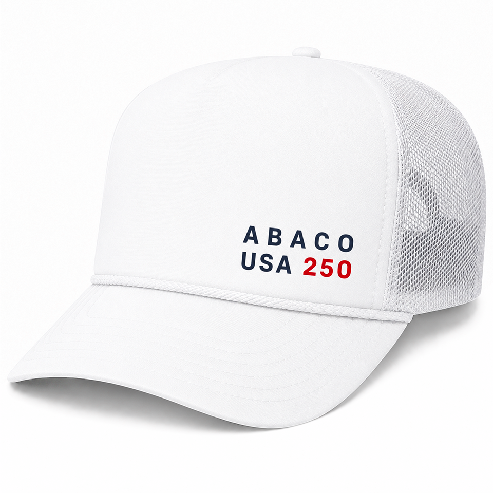 View of USA 250 Trucker Hat