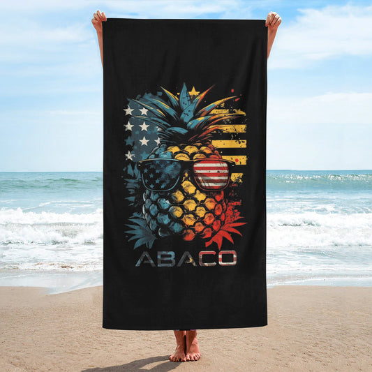 Abaco American Pineapple - Super Soft Beach Towel