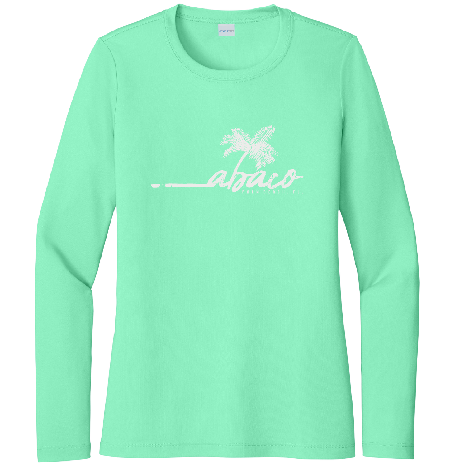 View of Abaco Palms UV Performance Shirt