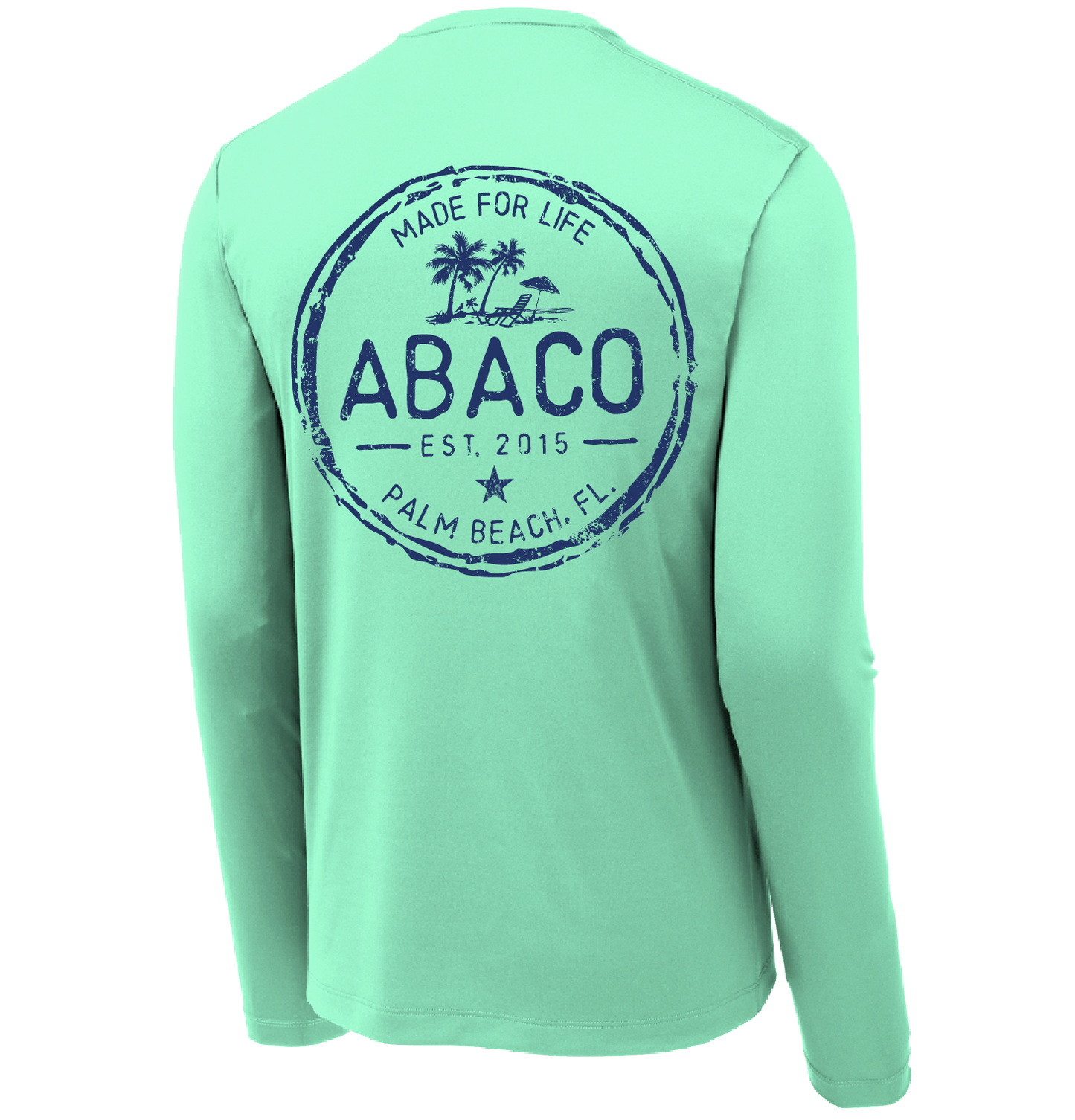 View of Abaco Passport to Paradise UV Performance Shirt