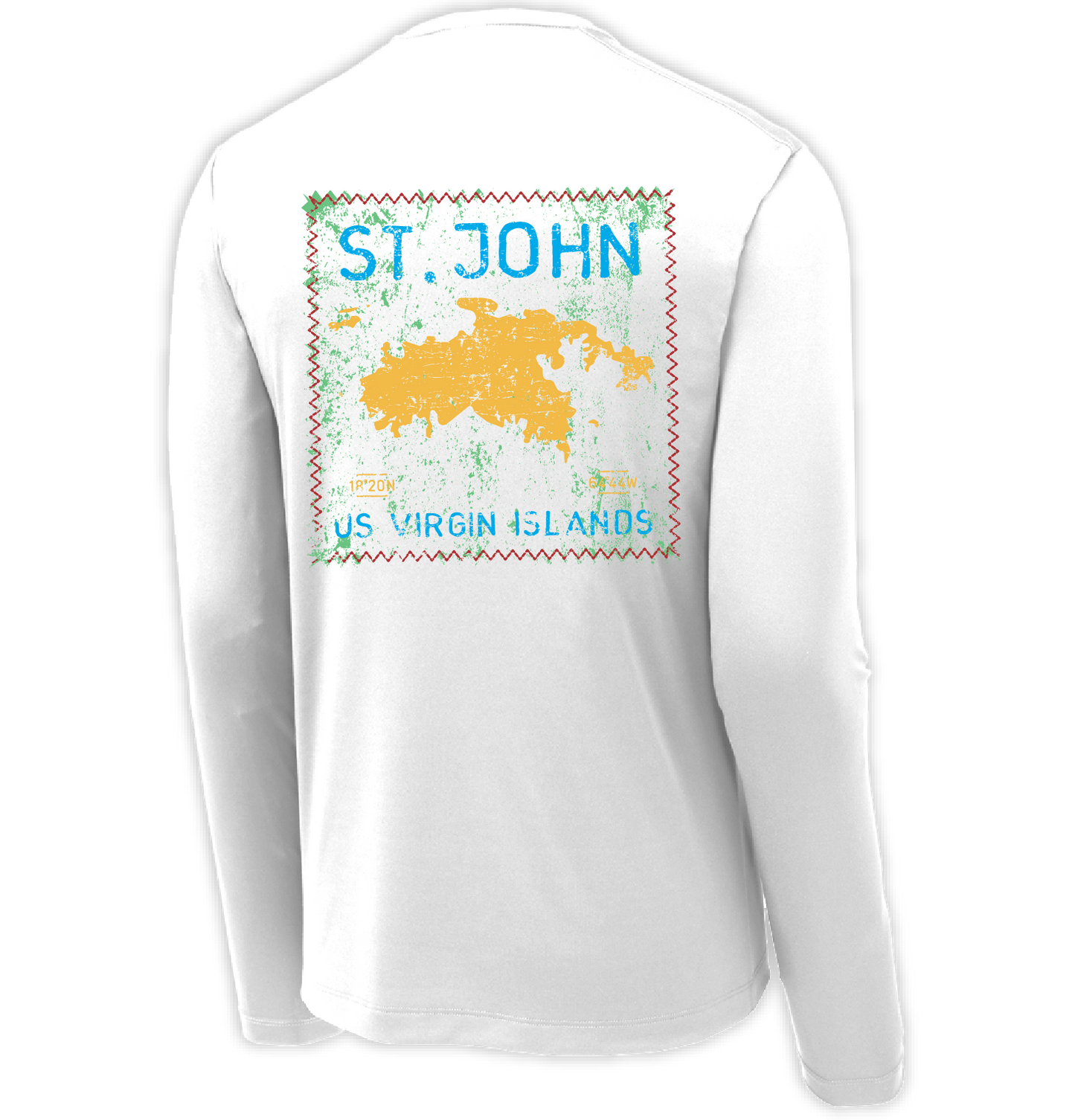 View of St John UV Performance Shirt