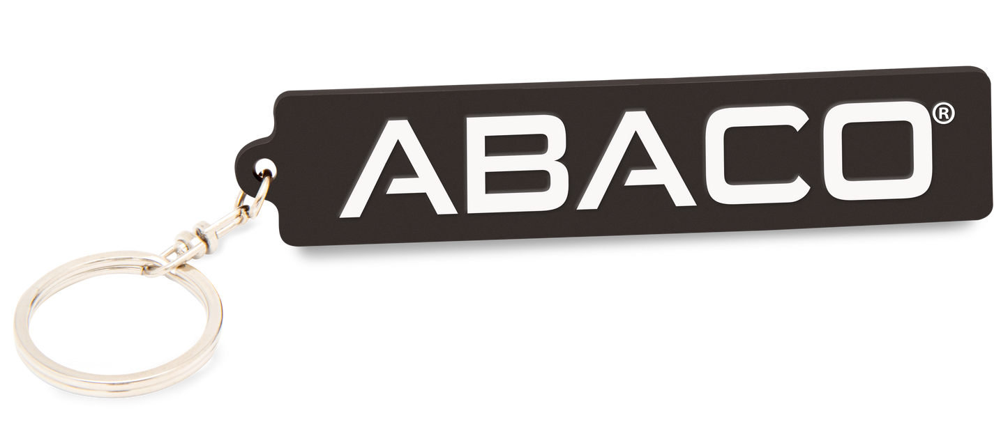 Abaco Rubber Keychain
