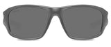 Abaco Radman Matte Black Sunglass Polarized Grey Lens Front
