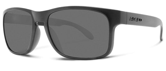 Abaco Dockside Matte Black Sunglass Polarized Grey Lens Side