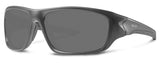 Abaco Radman Matte Black Sunglass Polarized Grey Lens Side