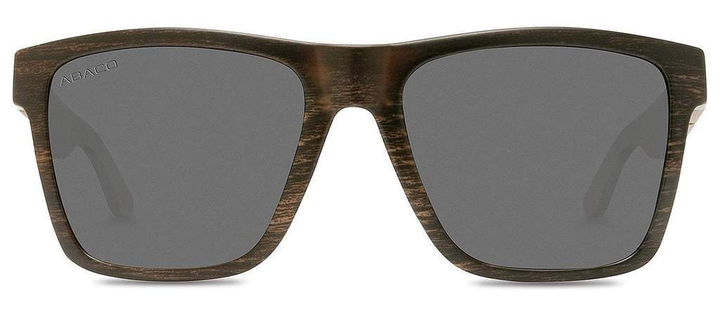 Abaco Cruiser Black Wood Sunglass Polarized Grey Lens Side
