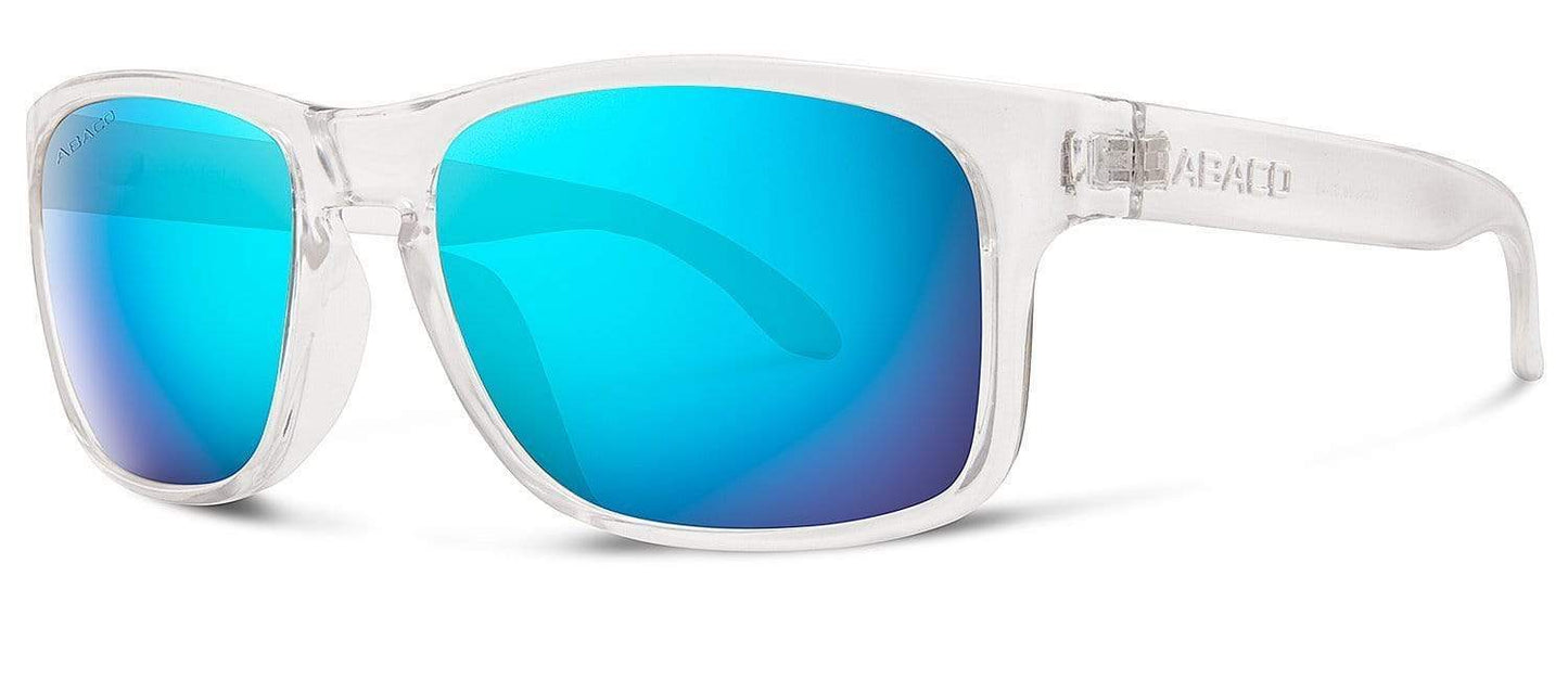 Abaco Dockside Clear Sunglass Polarized Ocean Lens Side