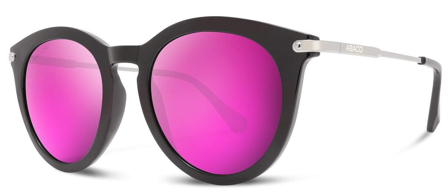 New Dark Pink Rose Gold Mirrored Polarized Sunglass Lenses for