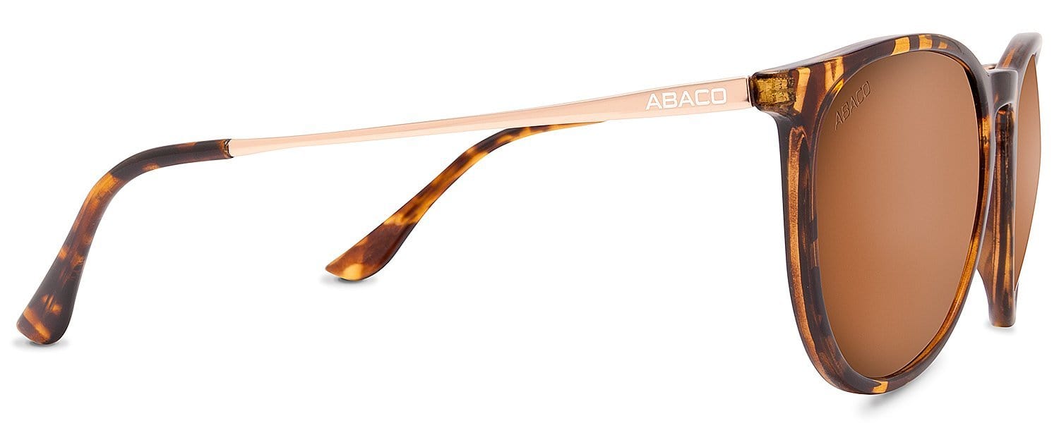 Abaco Piper Tortoise Sunglasses Polarized Brown Lens Side 2