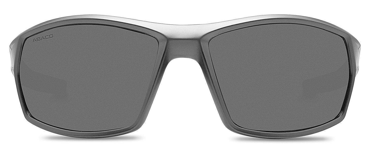 Abaco Octane Matte Black Sunglasses Polarized Grey Lens Front
