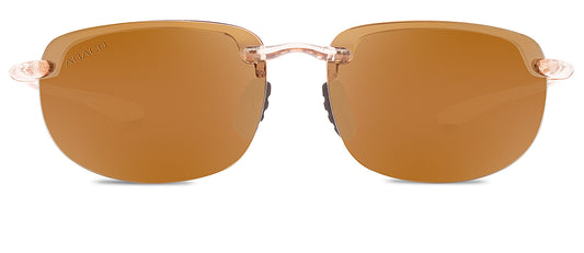 Abaco Lineup Sand Sunglass Champagne Polarized Lens Side