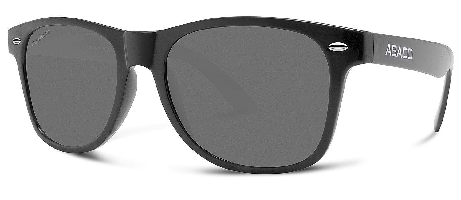 Abaco Waikiki Black Sunglasses Polarized Grey Lens Side