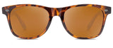 Abaco Waikiki Tortoise Sunglasses Polarized Brown Lens Front