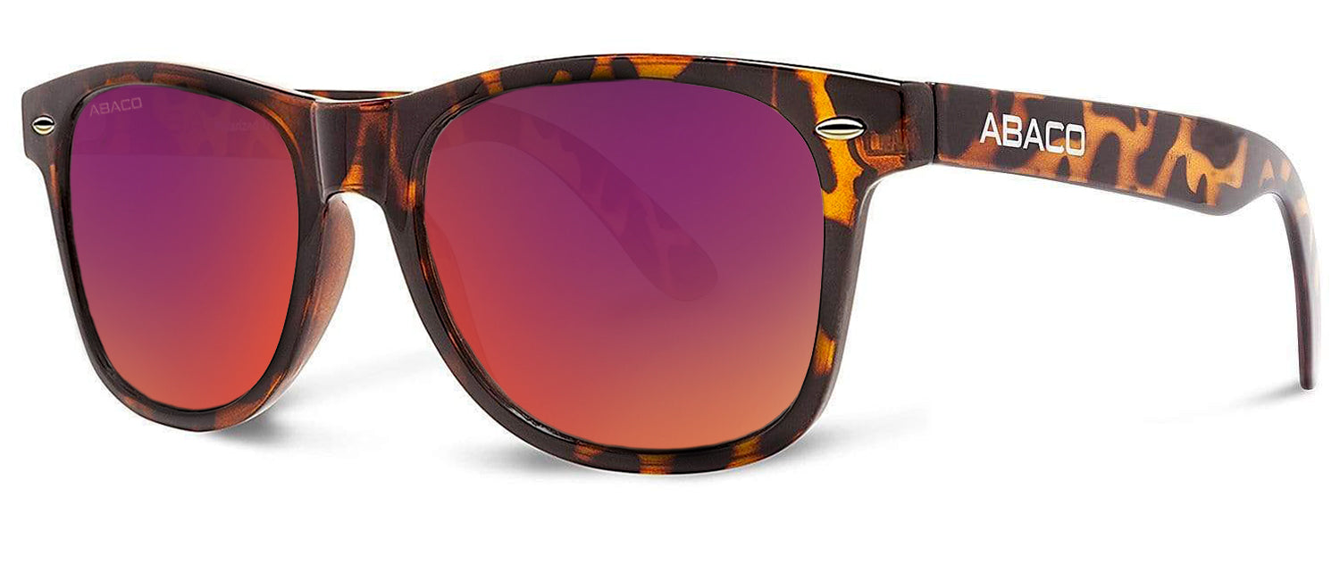 Abaco Waikiki Tortoise Sunglasses Polarized Sunset Lens Side