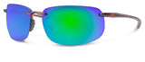 Abaco Outrigger Tortoise Sunglasses Polarized Ocean Mirror Lens Side