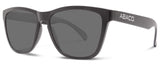 Abaco Kai Matte Black Sunglass Polarized Grey Lens Side